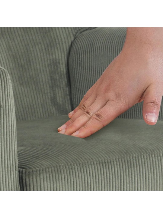 Fotoliu Kioni Cord, verde