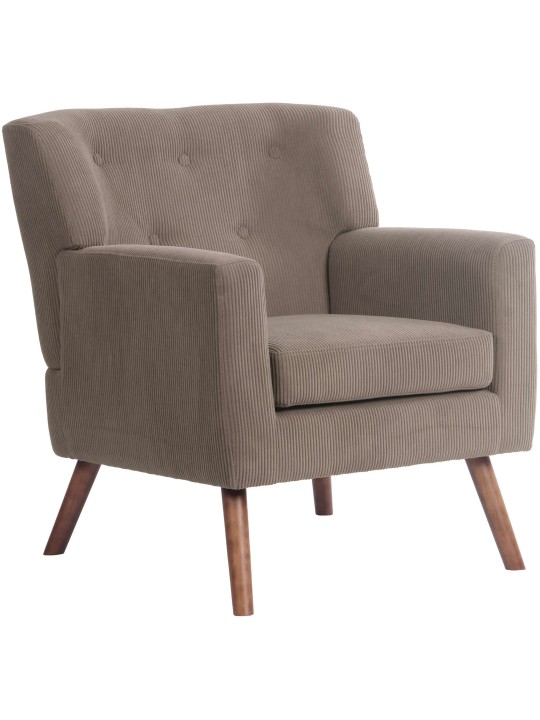 Fotoliu Kioni Cord, maro închis