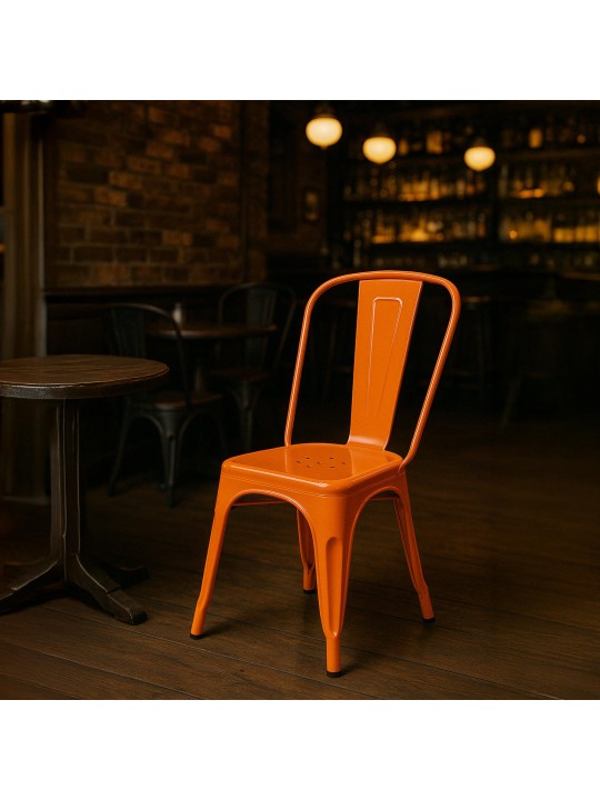 Scaun Benedict, portocaliu