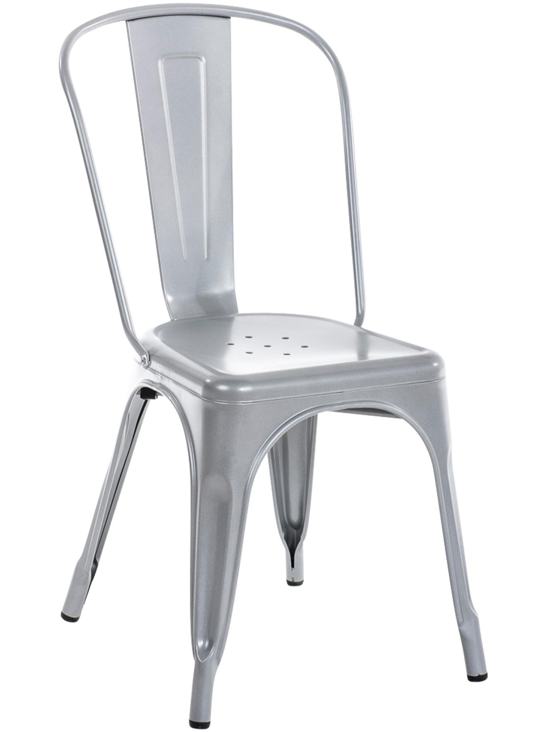 Scaun Benedict, argintiu