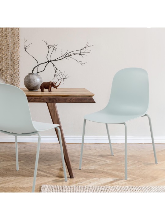 Set 2 scaune Hardin, turcoaz Set 2 scaune Hardin, turcoaz