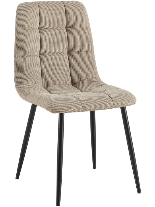 Scaun de sufragerie Antibes Cord, taupe