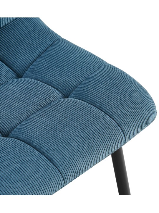 Scaun de sufragerie Antibes Cord, albastru Scaun de sufragerie Antibes Cord, albastru