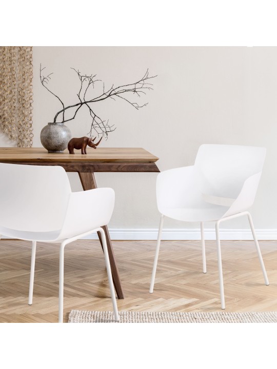 Set 2 scaune Alpena, alb Set 2 scaune Alpena, alb