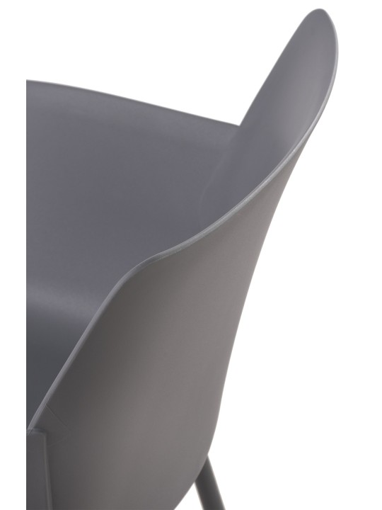 Set 2 scaune Alpena, gri închis