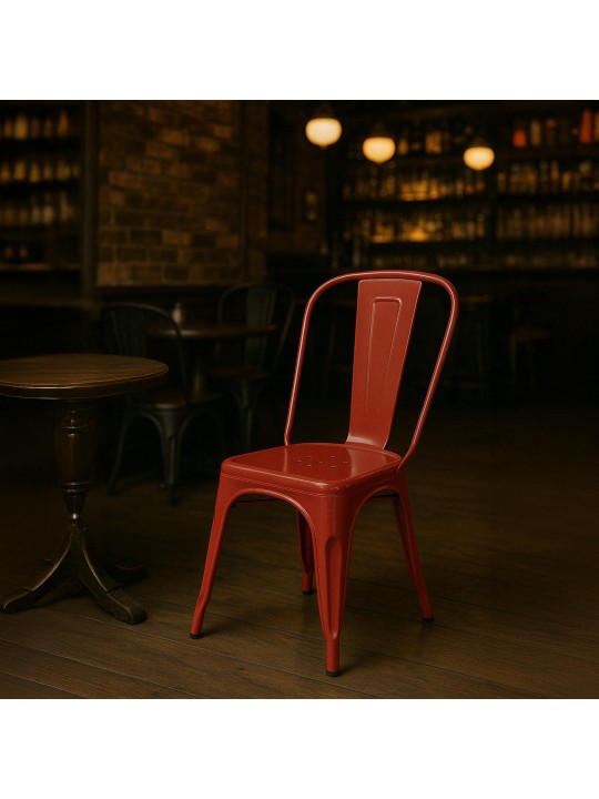Set de 4 scaune Benedikt, roșu
