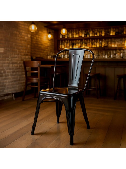 Set de 4 scaune Benedikt, negru