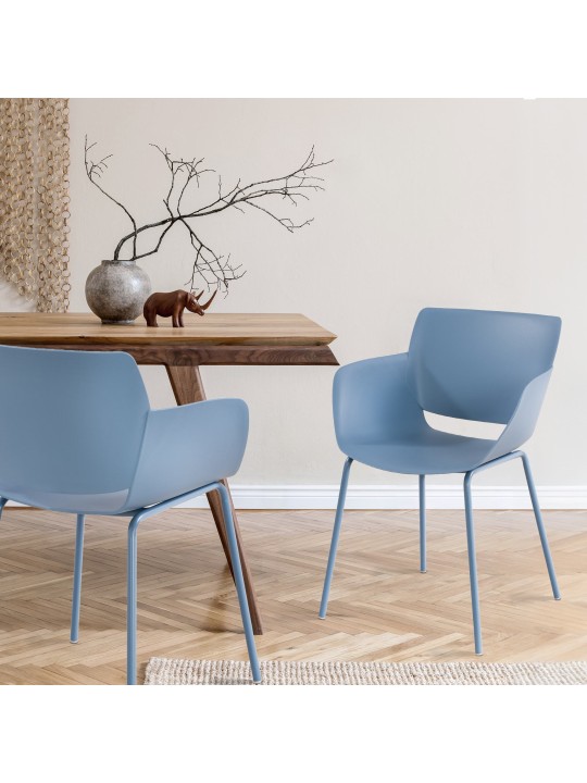 Set 2 scaune Alpena, albastru Set 2 scaune Alpena, albastru