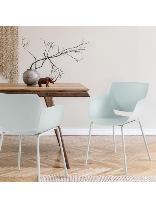 Set 2 scaune Alpena, turcoaz