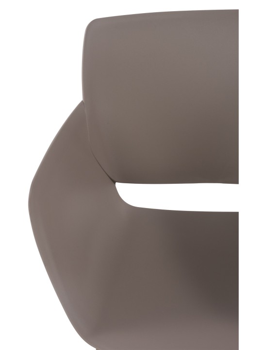 Set 2 scaune Alpena, taupe