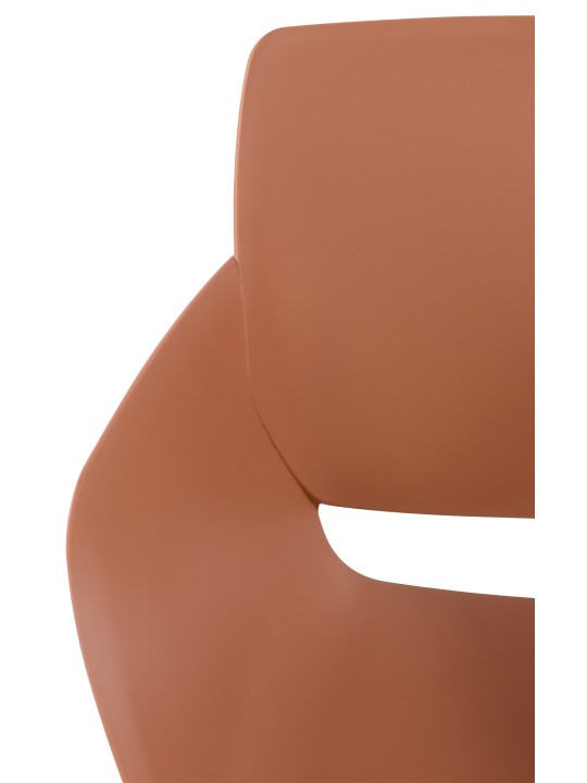 Set 2 scaune Alpena, teracotă