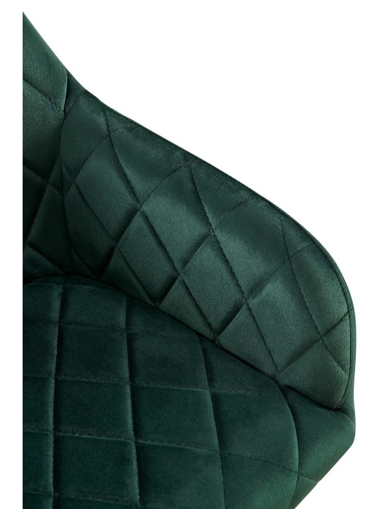 Scaun de sufragerie Monett catifea B, verde