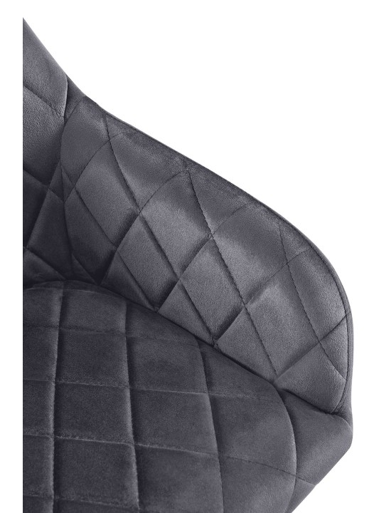 Set 2 scaune de sufragerie Monett catifea G, gri închis Set 2 scaune de sufragerie Monett catifea G, gri închis