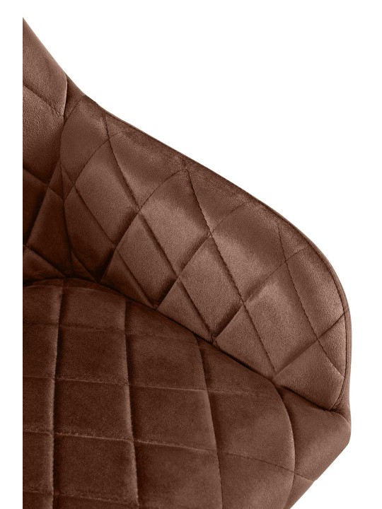 Set 2 scaune de sufragerie Monett catifea G, maro Set 2 scaune de sufragerie Monett catifea G, maro