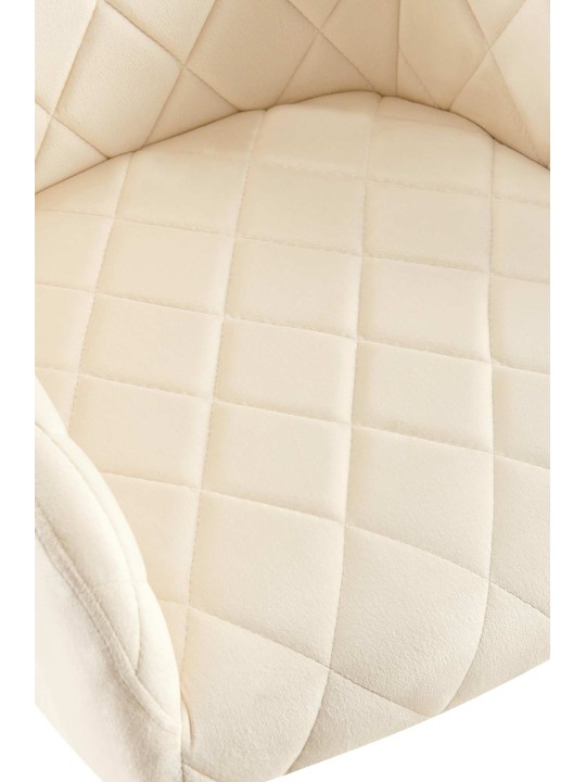 Set 2 scaune de sufragerie Monett catifea G, crem Set 2 scaune de sufragerie Monett catifea G, crem