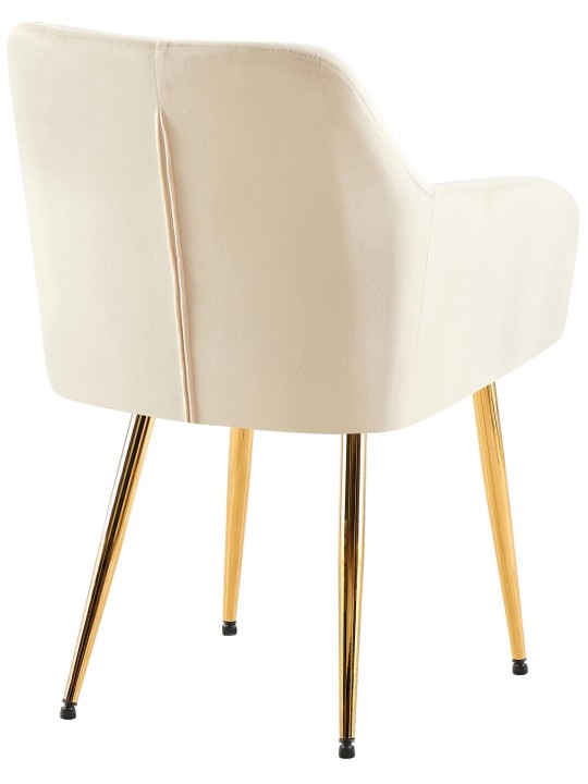 Set 2 scaune de sufragerie Monett catifea G, crem Set 2 scaune de sufragerie Monett catifea G, crem