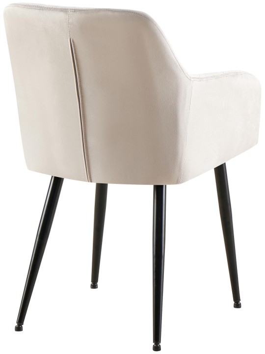 Set 2 scaune de sufragerie Monett catifea B, gri