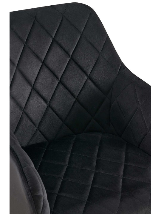 Set 2 scaune de sufragerie Monett catifea B, negru Set 2 scaune de sufragerie Monett catifea B, negru