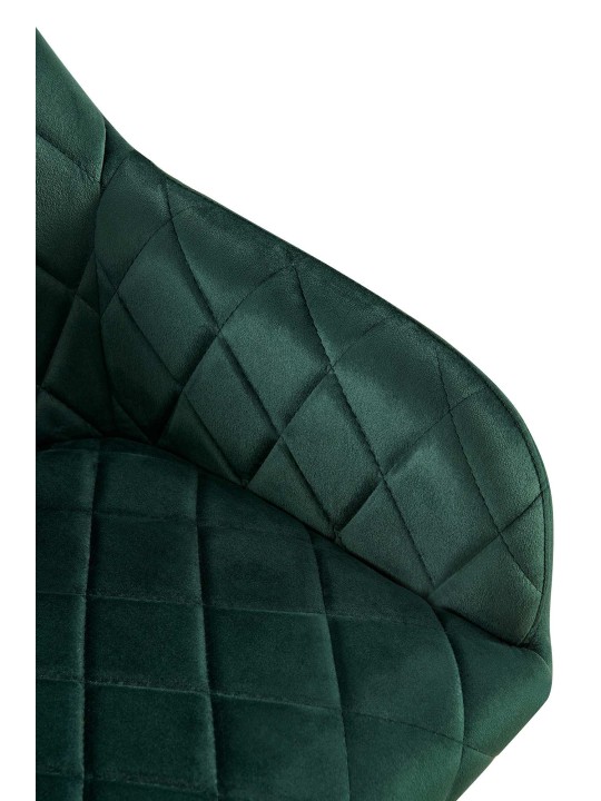 Set 2 scaune de sufragerie Monett catifea G, verde Set 2 scaune de sufragerie Monett catifea G, verde