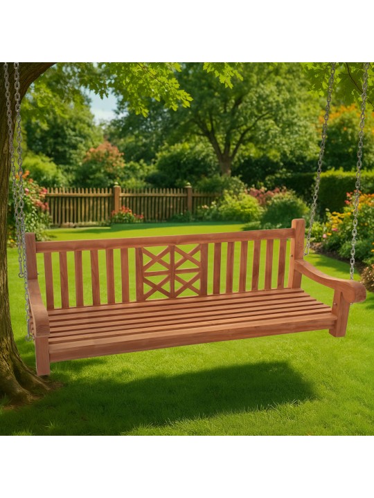 Bancă leagăn Farm 180 cm, tec