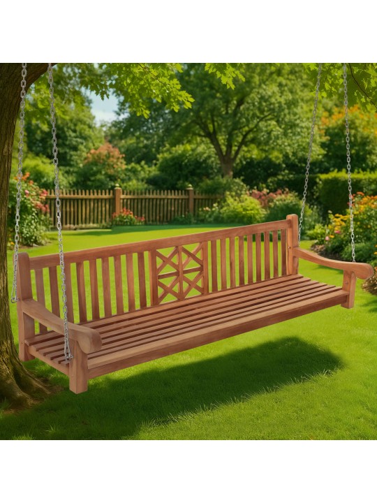 Bancă leagăn Farm 240 cm, tec