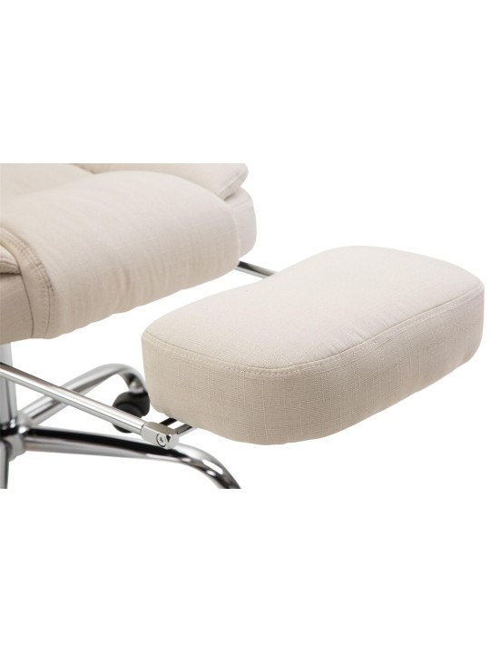 Scaun de birou Tesatura Castel, crem