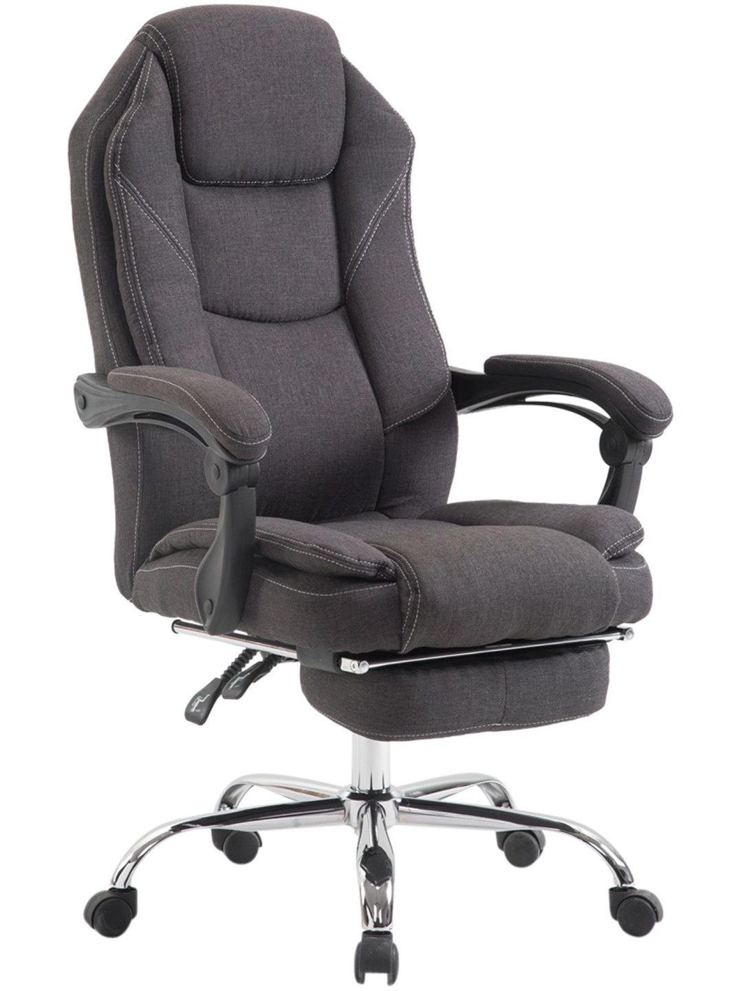 Scaun de birou Tesatura Castel, gri închis