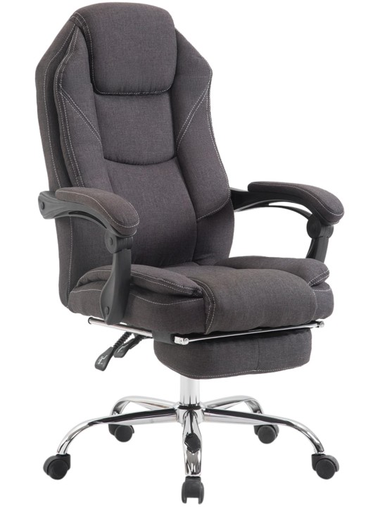 Scaun de birou Tesatura Castel, gri închis