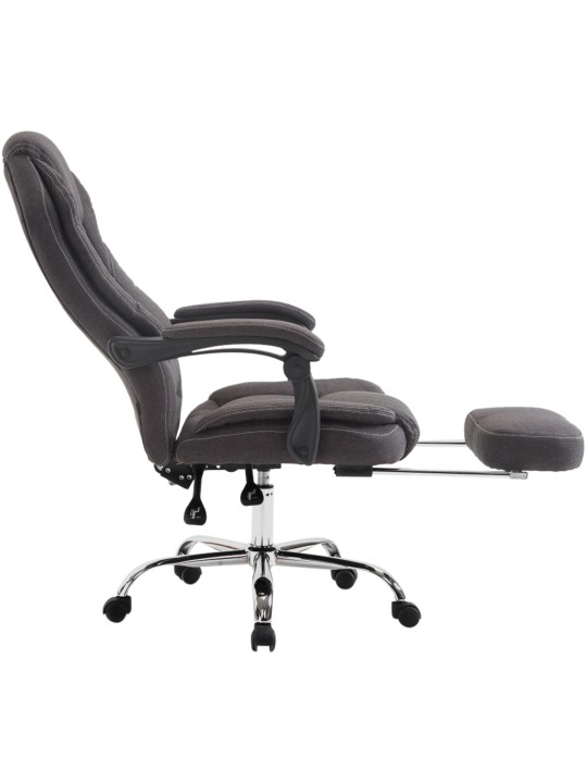 Scaun de birou Tesatura Castel, gri închis