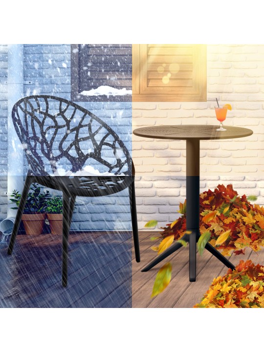 Grup de locuri Hoscana, negru Grup de locuri Hoscana, negru