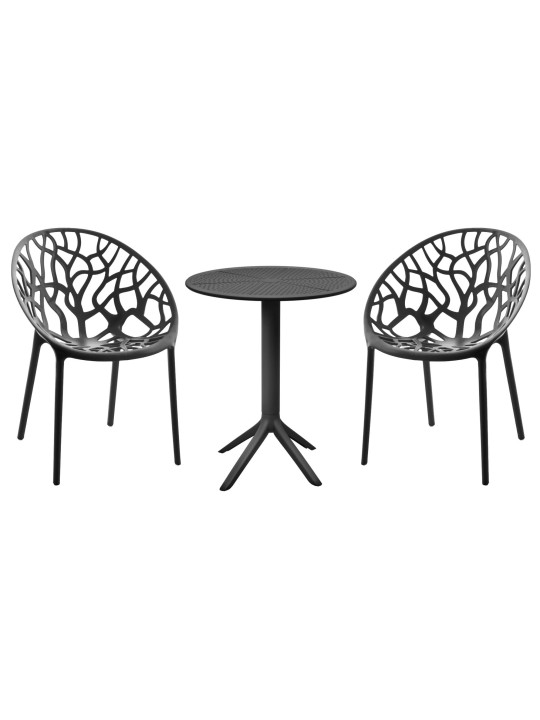 Grup de locuri Hoscana, negru Grup de locuri Hoscana, negru