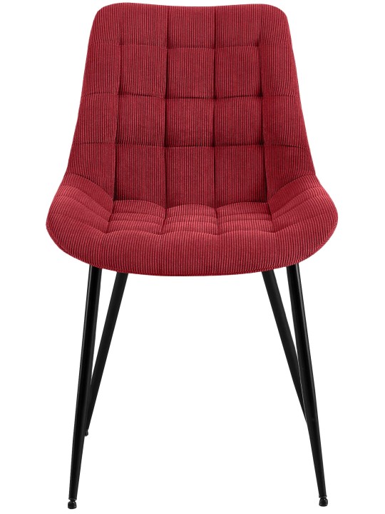 Scaun de sufragerie Sardna Cord, bordo