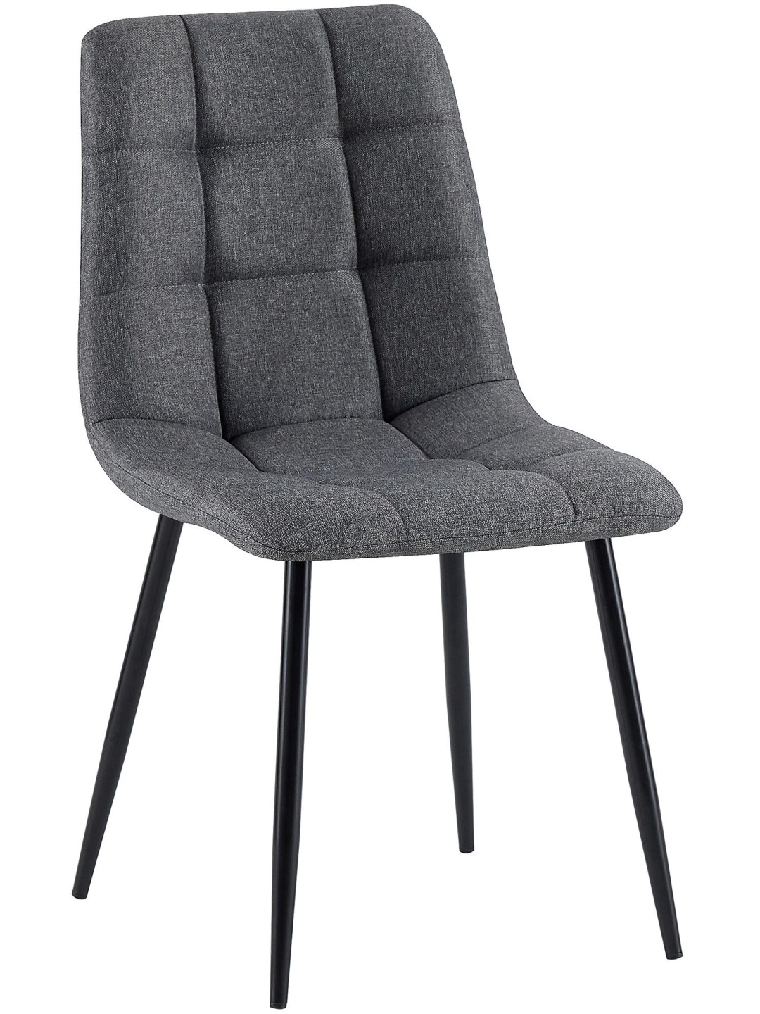 Scaun de sufragerie tesatura Antibes, gri închis