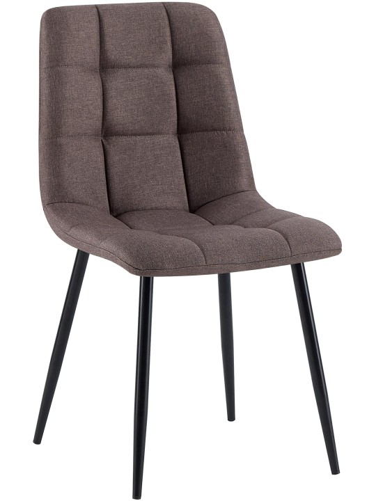 Scaun de sufragerie tesatura Antibes, maro