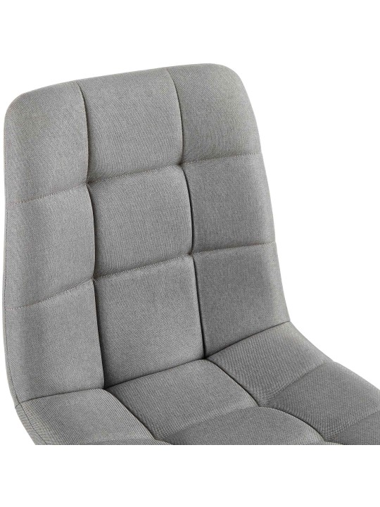 Scaun de sufragerie tesatura Antibes, gri deschis
