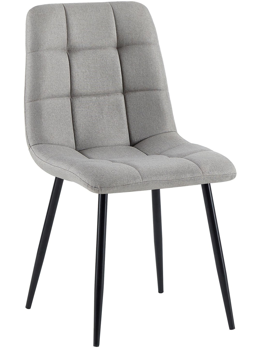 Scaun de sufragerie tesatura Antibes, gri deschis