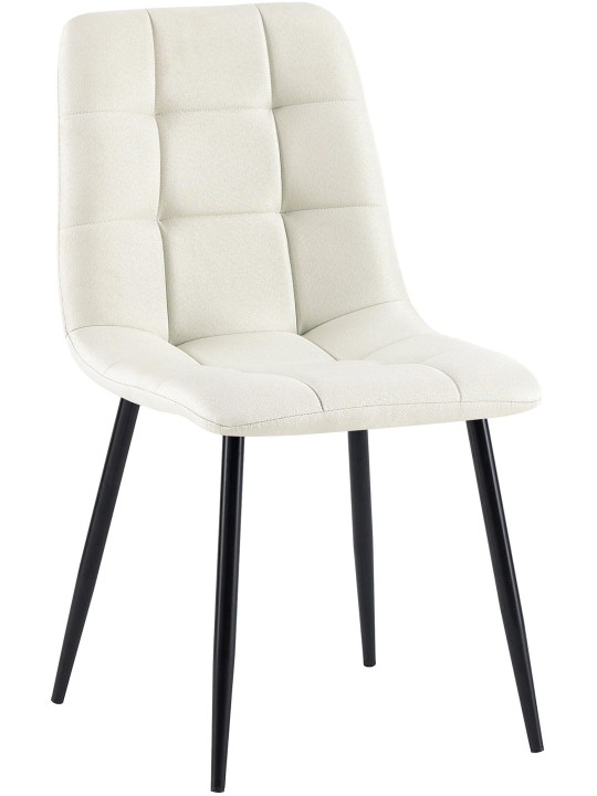 Scaun de sufragerie tesatura Antibes, crem Scaun de sufragerie tesatura Antibes, crem