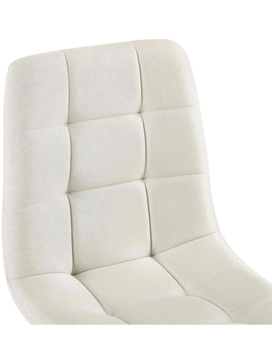 Set 4 scaune de sufragerie tesatura Antibes, crem