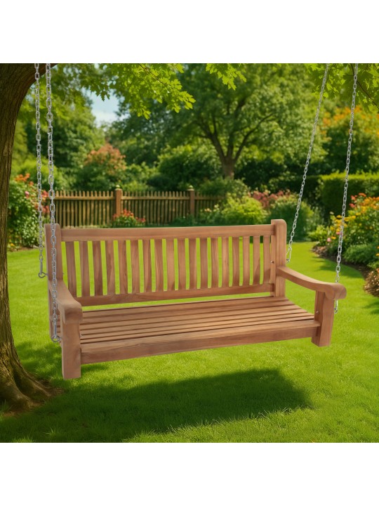 Bancă balansoar Joyce 150 cm, tec