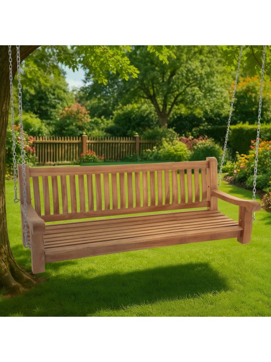 Bancă balansoar Joyce 180 cm, tec