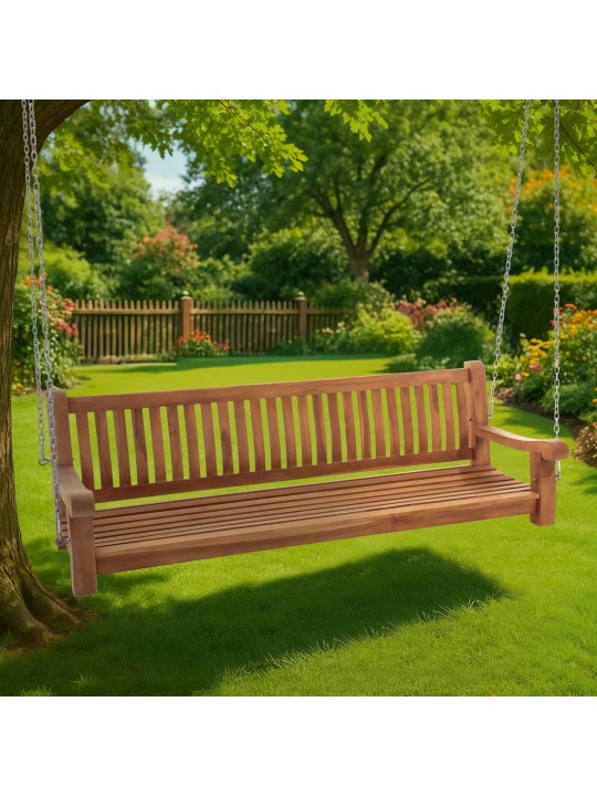 Bancă balansoar Joyce 200 cm, tec