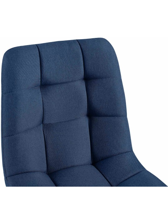 Set 4 scaune de sufragerie tesatura Antibes, albastru