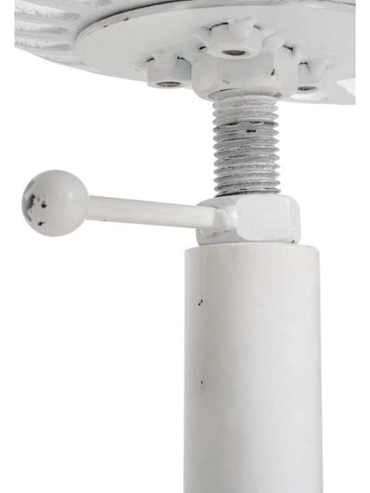 Scaun de bar Butch, alb antic