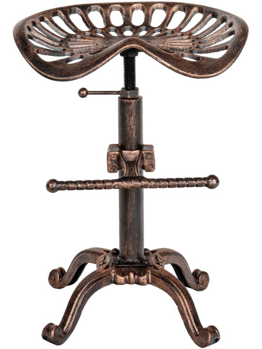 Scaun de bar Butch, bronz