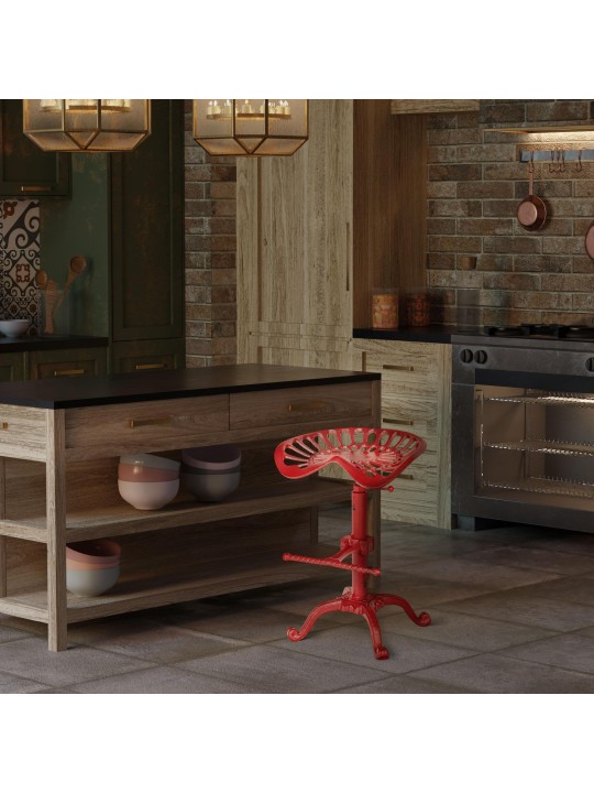 Scaun de bar Butch, roșu Scaun de bar Butch, roșu