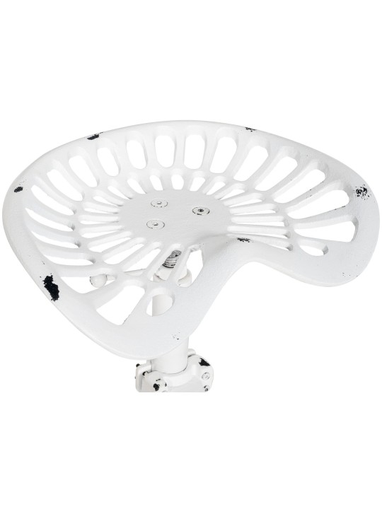 Set 2 scaune de bar Butch, alb antic