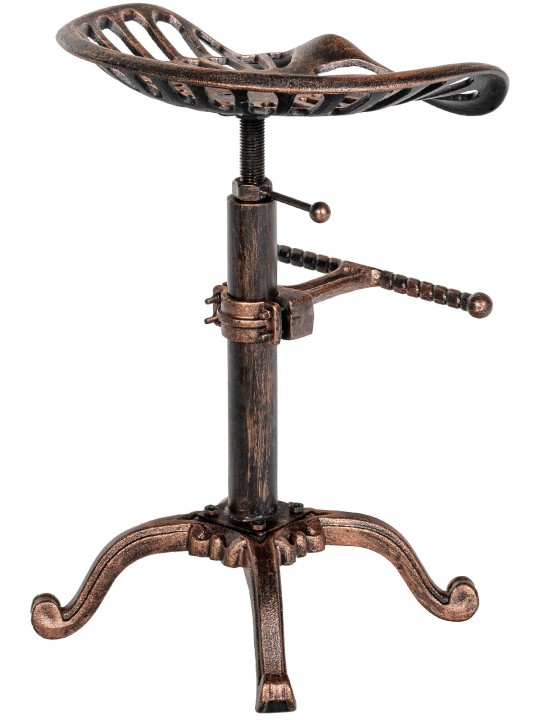 Set 2 scaune de bar Butch, bronz