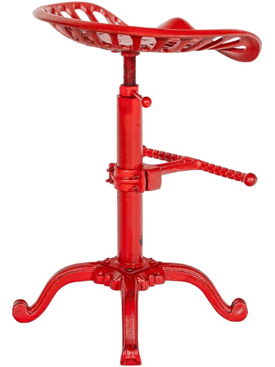 Set 2 scaune de bar Butch, roșu