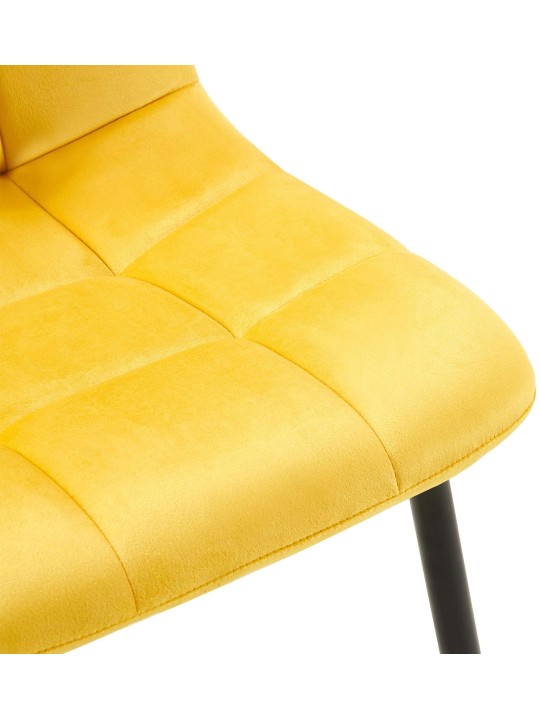 Scaun de sufragerie Antibes, galben Scaun de sufragerie Antibes, galben