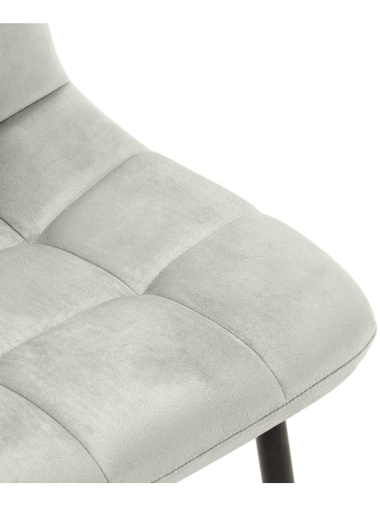 Set 4 scaune de sufragerie Antibes, gri